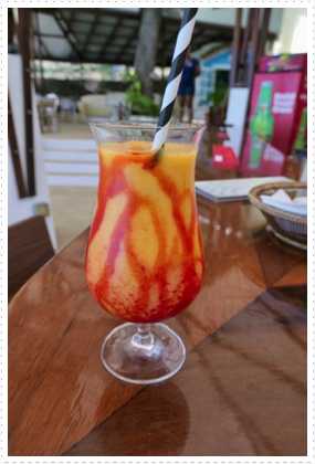 Colorful Caribbean Drink